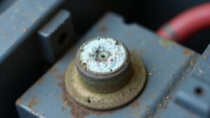 acidic electrolyte reacts with metal