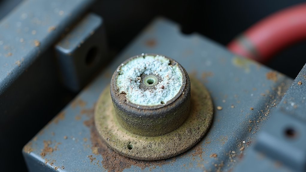 acidic electrolyte reacts with metal