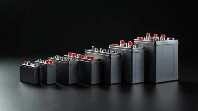 battery group size differences