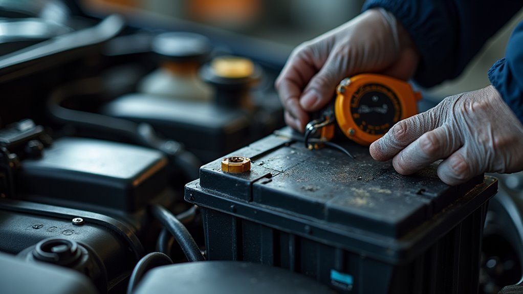 weak battery harms engine performance